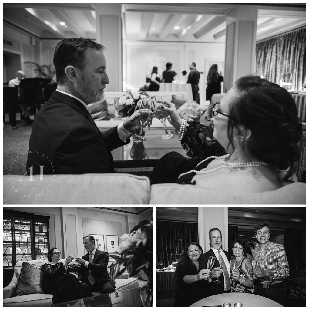 Black and White Wedding Portraits from Mayflower Park Hotel | Photographed by the Best Tacoma Wedding Photographer Amanda Howse Photography