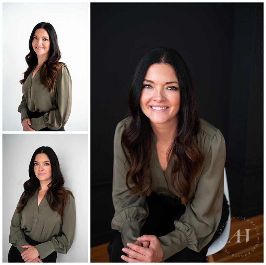 Studio Headshots and Branding Sessions For Your Website and Social Media | Photographed by the Best Tacoma, Washington Business Photographer, Amanda Howse Photography