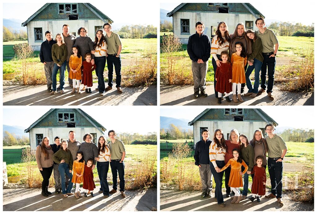 Family Portraits with Entire Family | Amanda Howse Photography 