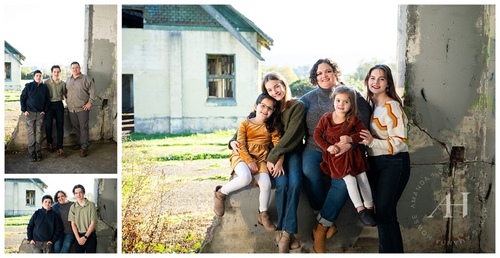 Cute Family Photos at Northern State | Destination Family Session with Amanda Howse Photography